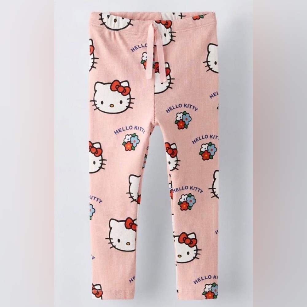 ZARA x Hello Kitty ribbed leggings 18m